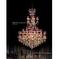 Luxury 5 Star Hotel Large Brass Crystal Chandelier Pendant Lighting (WD1137-15+10+5+5)